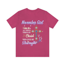 Load image into Gallery viewer, November Girl Short Sleeve Tee