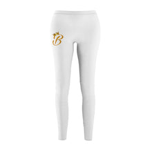Load image into Gallery viewer, Queen Bee Leggings White
