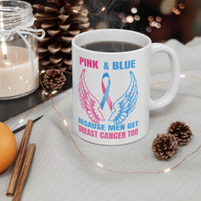 Load image into Gallery viewer, PINK & BLUE Ceramic Mug 11oz