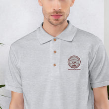 Load image into Gallery viewer, GTC Men - Maroon Embroidered Polo Shirt