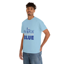 Load image into Gallery viewer, In MARCH We Wear Blue Cotton Tee
