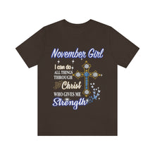 Load image into Gallery viewer, November Girl Short Sleeve Tee