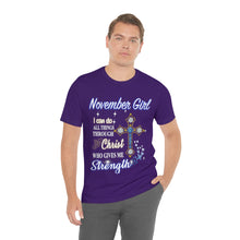 Load image into Gallery viewer, November Girl Short Sleeve Tee
