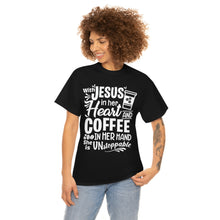 Load image into Gallery viewer, With Jesus in Her Heart Cotton Tee