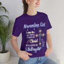 Load image into Gallery viewer, November Girl Short Sleeve Tee