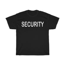 Load image into Gallery viewer, Black Security Heavy Cotton Tee