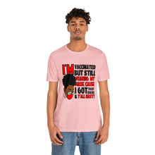 Load image into Gallery viewer, I&#39;m Vaccinated  red Short Sleeve Tee
