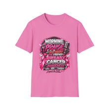 Load image into Gallery viewer, Breast Cancer Awareness T-Shirt — "Morning Praise &amp; Prayer" Fundraiser Tee
