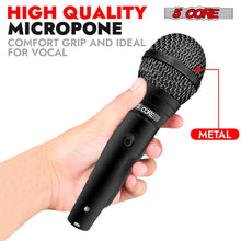 Load image into Gallery viewer, 5Core XLR Microphone Dynamic Mic Karaoke Singing Studio Microfono Handheld Mics
