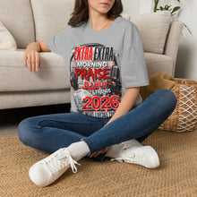 Load image into Gallery viewer, T-Shirt — "Extra Extra The Morning Praise" Radio DJ 2026 Graphic Tee
