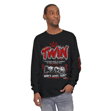 Load image into Gallery viewer, Twin Fist Bump Long Sleeve Tee — Streetwear Graphic Shirt
