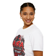 Load image into Gallery viewer, Aura Graphic T-Shirt — "DJ Hut Walked In With 1,000 Aura" Urban Streetwear Tee
