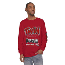 Load image into Gallery viewer, Twin Fist Bump Long Sleeve Tee — Streetwear Graphic Shirt
