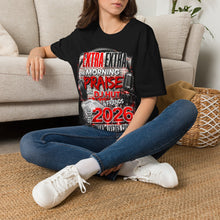 Load image into Gallery viewer, T-Shirt — "Extra Extra The Morning Praise" Radio DJ 2026 Graphic Tee
