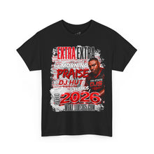 Load image into Gallery viewer, Faith &amp; Music Community T‑Shirt — "Extra Extra: Morning Praise 2026" bs
