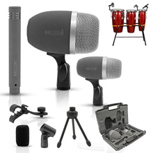 Load image into Gallery viewer, 5Core Conga Mic Snare Tom Microphone Drum Kit Condenser XLR Instrument Mics XP
