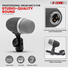 Load image into Gallery viewer, 5Core Conga Mic Snare Tom Microphone Drum Kit Condenser XLR Instrument Mics XP
