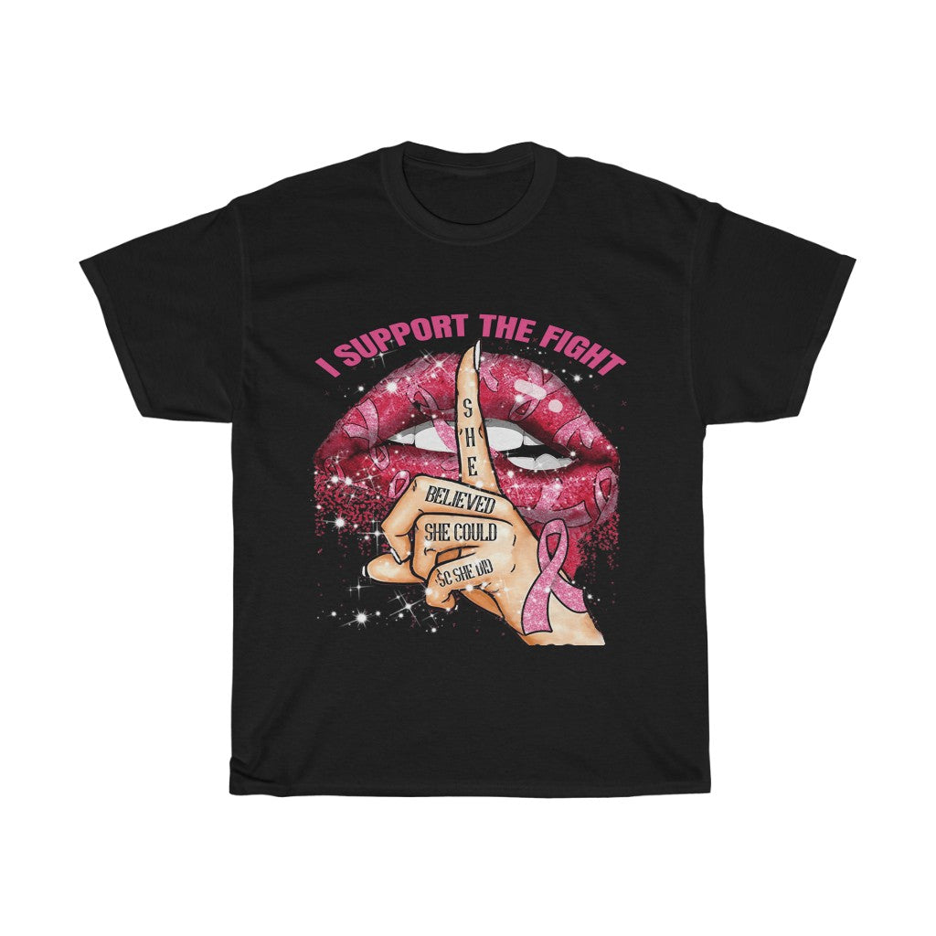 I Support The Fight BCA-74 Cotton Tee