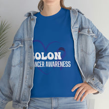 Load image into Gallery viewer, Colon Cancer Awareness Cotton Tee
