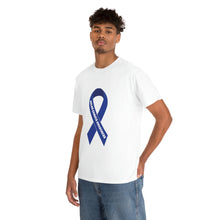 Load image into Gallery viewer, Ribbon Colon Cancer Awareness Cotton Tee
