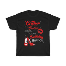 Load image into Gallery viewer, October Queen Cotton Tee
