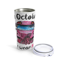 Load image into Gallery viewer, We Wear Pink Bus Tumbler 20oz
