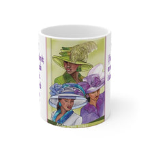 Load image into Gallery viewer, 3 Women Purple Ceramic Mug 11oz

