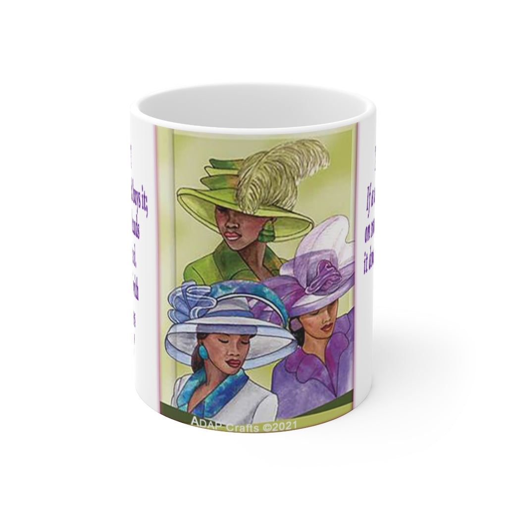 3 Women Purple Ceramic Mug 11oz