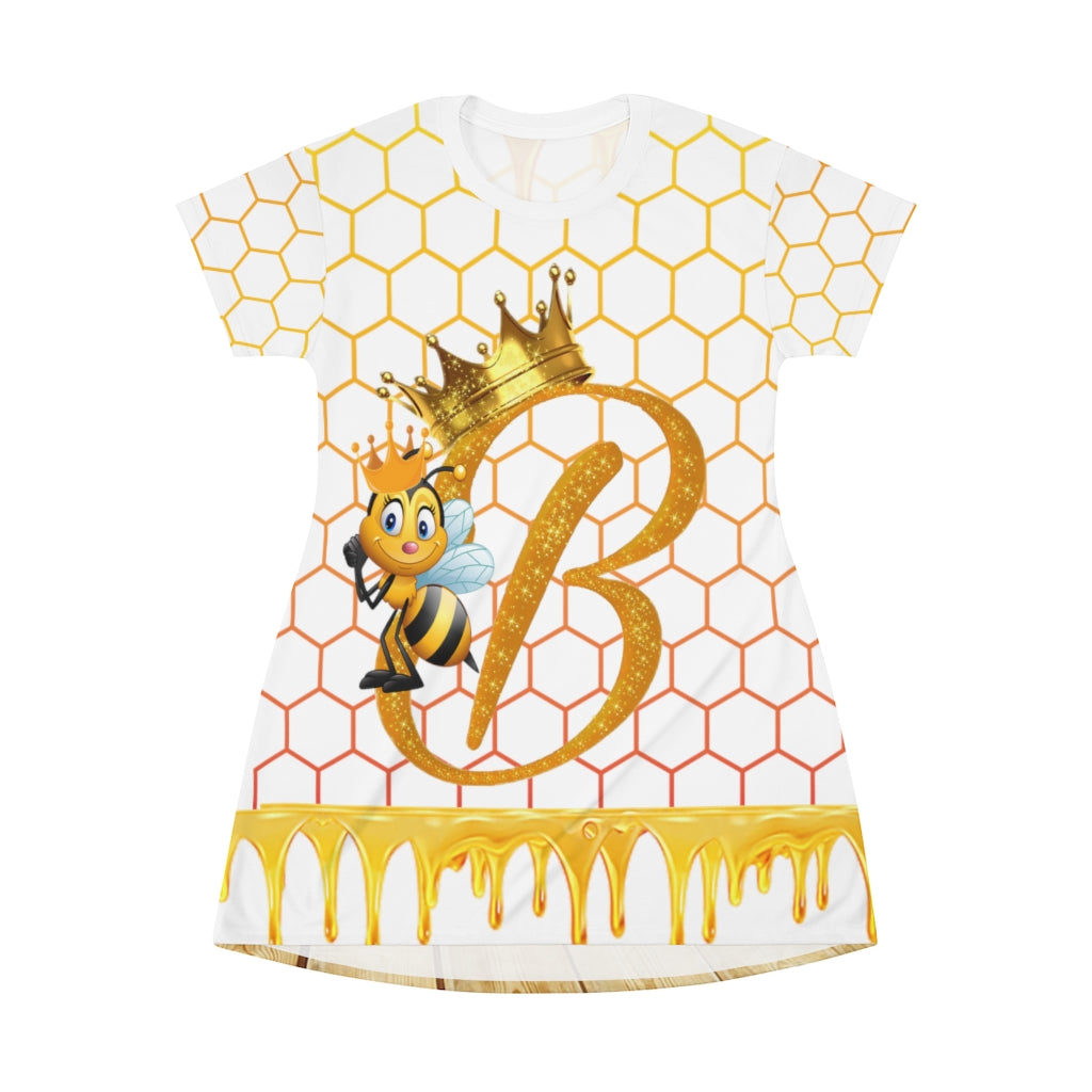 Queen B  T-Shirt Dress