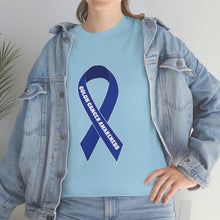 Load image into Gallery viewer, Ribbon Colon Cancer Awareness Cotton Tee
