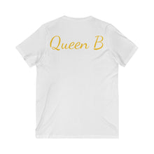 Load image into Gallery viewer, Queen B Jersey Short Sleeve V-Neck Tee
